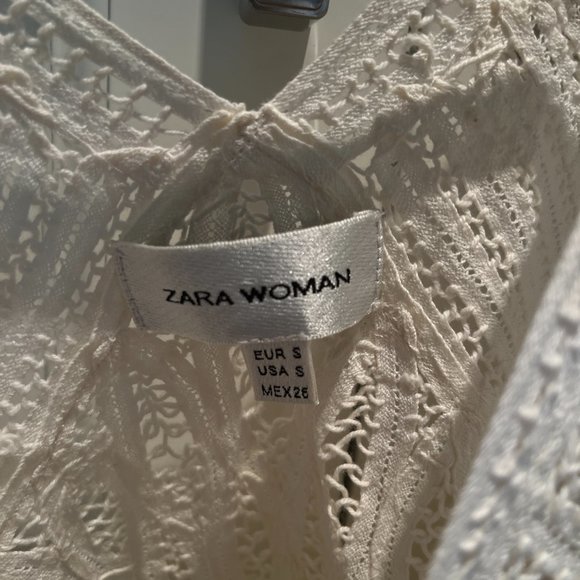 ZARA WOMAN crocheted top - small ladies - Picture 6 of 6